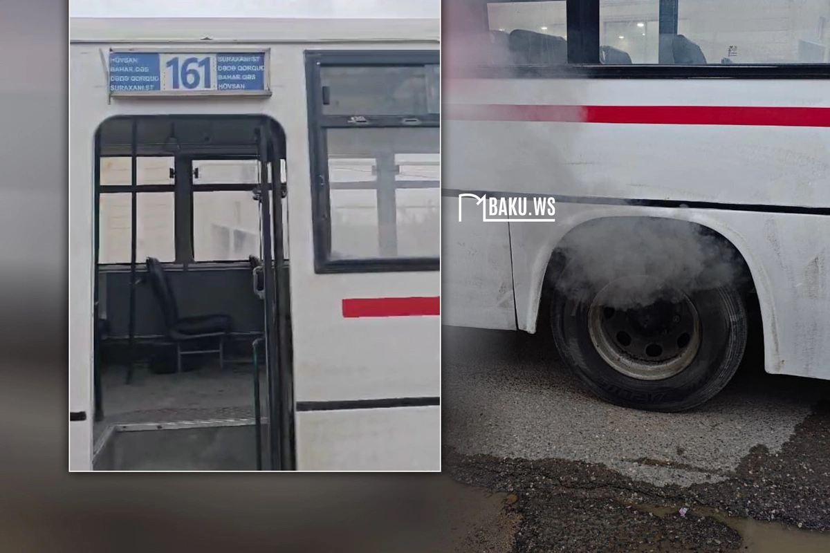 161 nömrəli avtobusda göz gözü görmədi