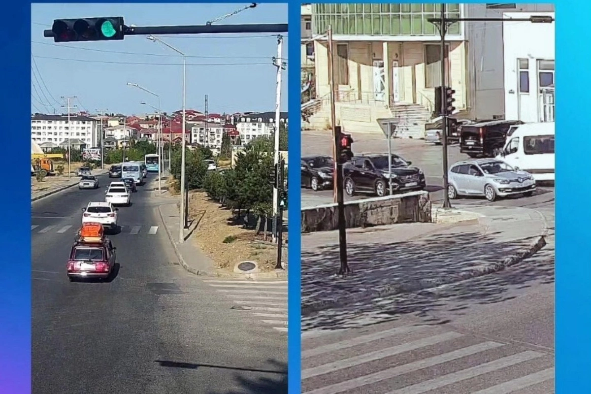 3 yolayrıcında yeni svetoforlar istifadəyə verilib