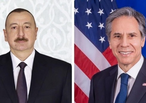 ABŞ Dövlət katibi Antoni Blinken Prezident İlham Əliyevə zəng edib