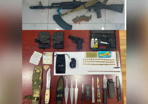 Şabranda 25 yaşlı şəxsdə xeyli sayda silah-sursat aşkarlanıb