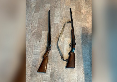 Ağdaş sakinləri tüfəngləri polisə təhvil veriblər Ağdaş sakinləri tüfəngləri polisə təhvil veriblər