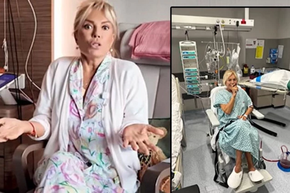 Ajda Pekkanın bacısının yıxıldığı görüntülər yayıldı