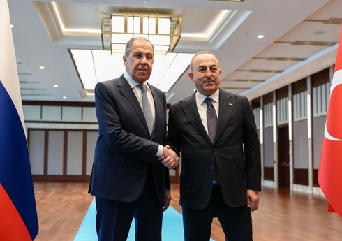 Ankarada Mövlud Çavuşoğlu ilə Sergey Lavrov arasında görüş başlayıb