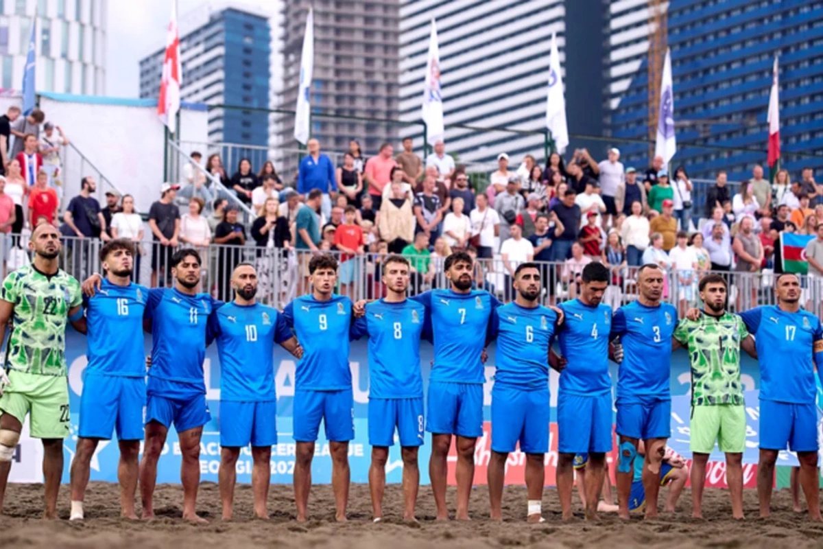 Avropa çempionatı: Azərbaycanın çimərlik futbolu millisi pley-off mərhələsinə yüksəlib