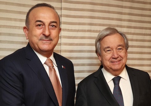 Çavuşoğlu BMT-nin Baş katibi ilə görüşüb Çavuşoğlu BMT-nin Baş katibi ilə görüşüb