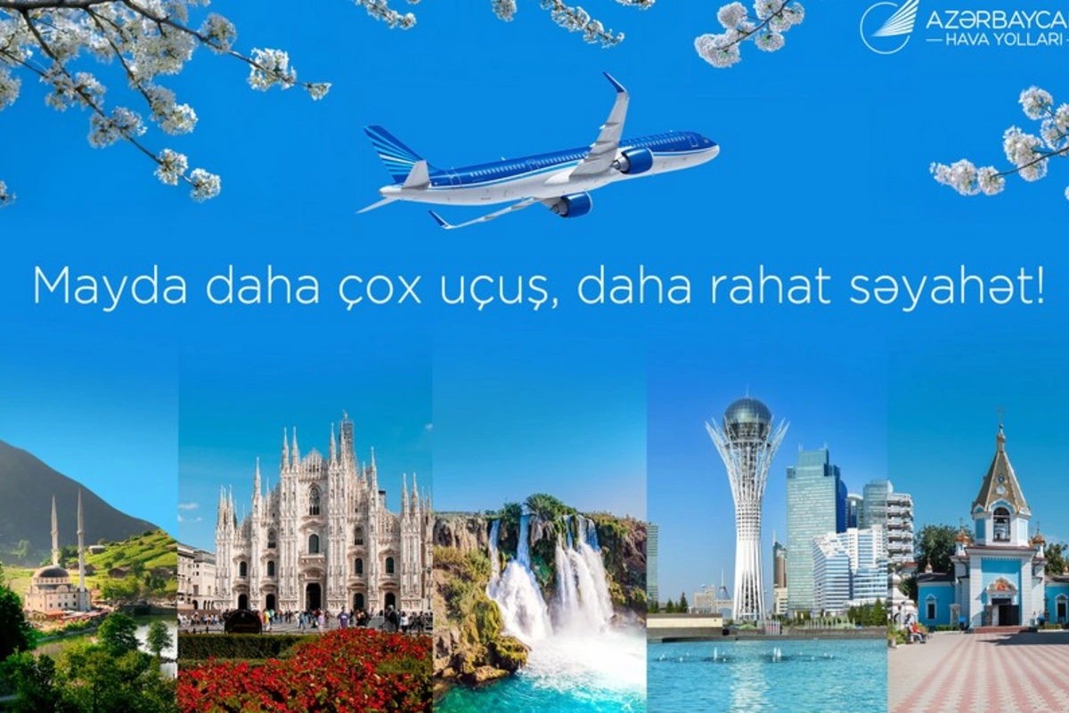 AZAL maydan bir sıra istiqamətlərdə uçuşların sayını artırır