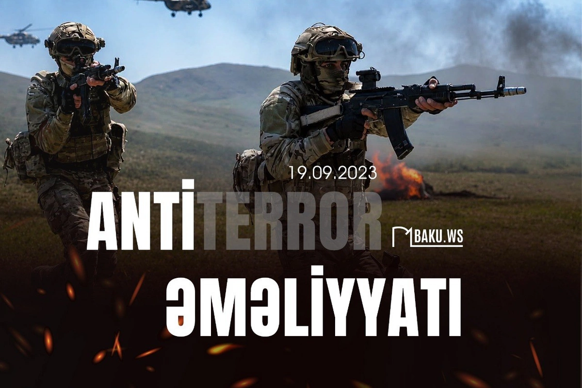 Azərbaycan Ordusunun Qarabağda keçirdiyi antiterror əməliyyatının ildönümüdür