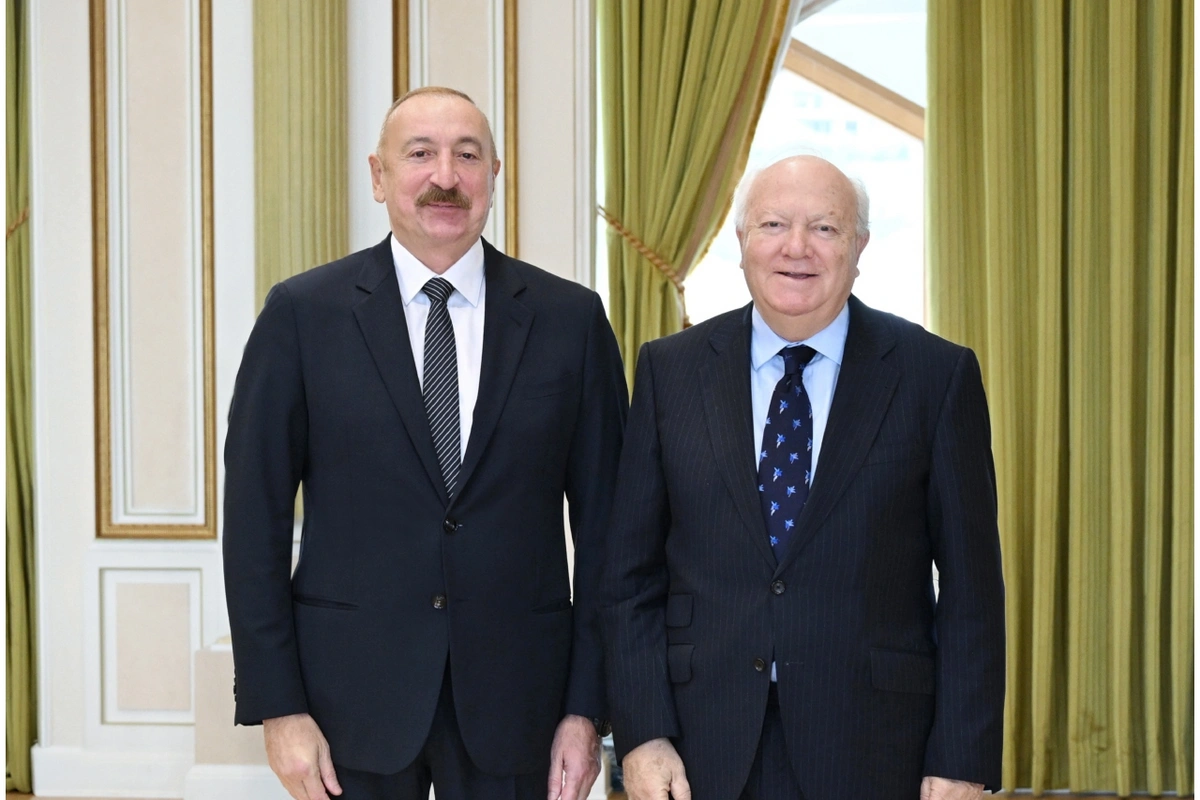 Azərbaycan Prezidenti İlham Əliyev BMT-nin Sivilizasiyalar Alyansının ali nümayəndəsini qəbul edib Azərbaycan Prezidenti İlham Əliyev BMT-nin Sivilizasiyalar Alyansının ali nümayəndəsini qəbul edib