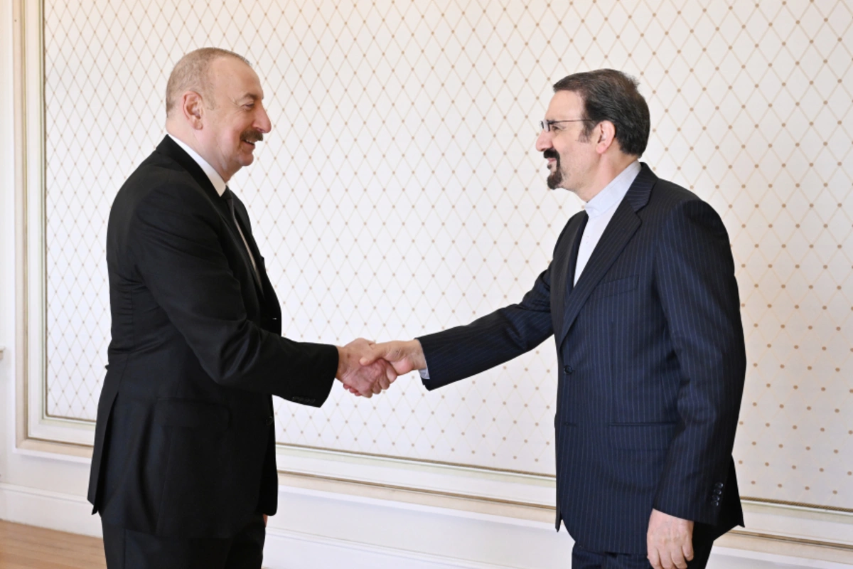 Azərbaycan Prezidenti İlham Əliyev İran Prezidentinin siyasi məsələlər üzrə müşavirini qəbul edib