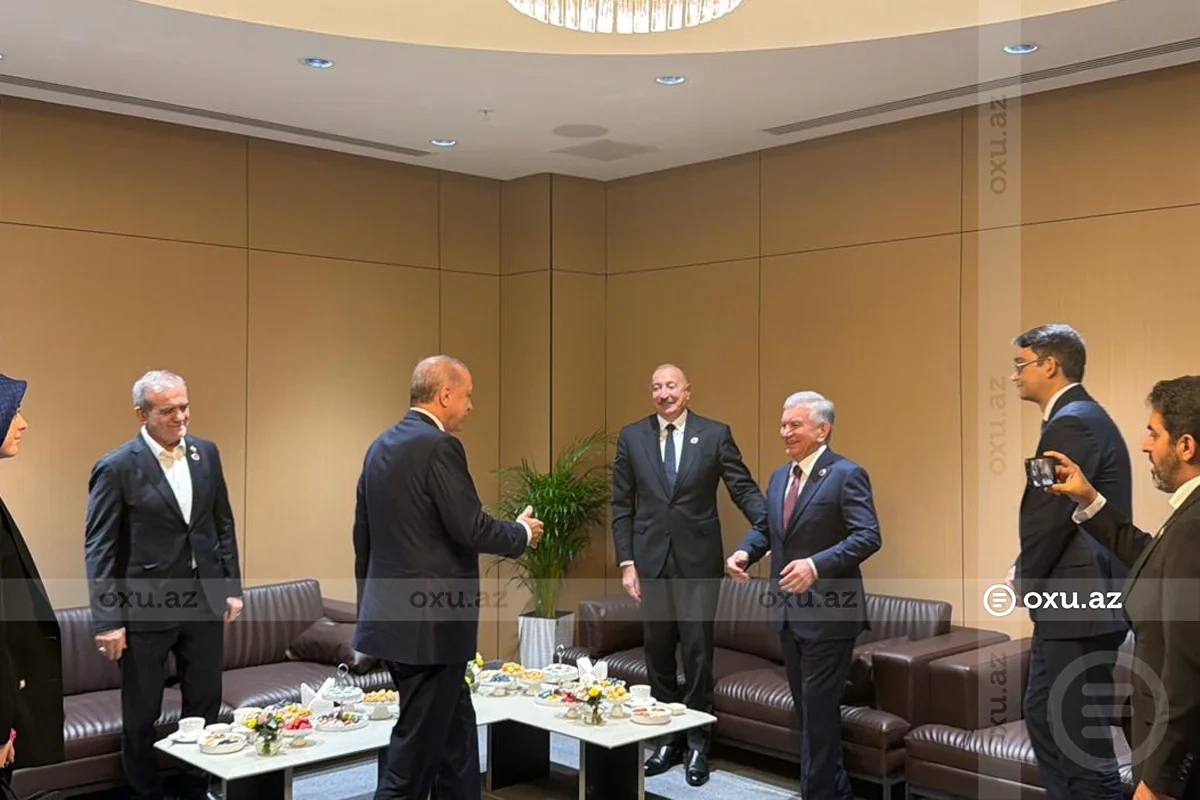 Azərbaycan, Türkiyə, Özbəkistan və İran prezidentləri Bişkekdə bir araya gəliblər