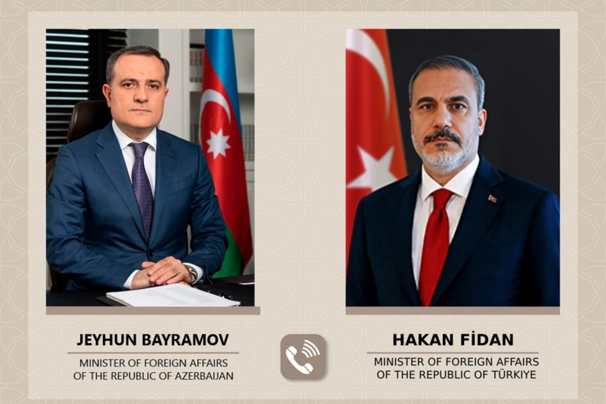 Azərbaycan və Türkiyə XİN başçıları Yaxın Şərqdəki vəziyyəti müzakirə edib