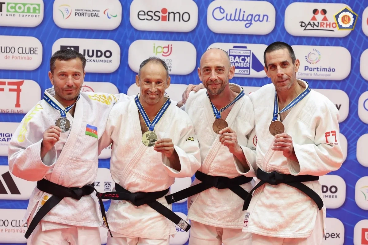 Azərbaycanın veteran cüdoçuları Avropa çempionatında daha iki medal qazanıblar