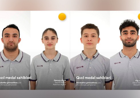 Azərbaycan gimnastları Avropa çempionatında qızıl medallar qazanıblar Azərbaycan gimnastları Avropa çempionatında qızıl medallar qazanıblar