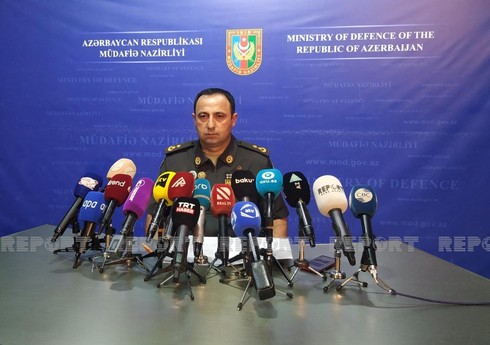 Azərbaycan Müdafiə Nazirliyi brifinq keçirib - YENİLƏNİB Azərbaycan Müdafiə Nazirliyi brifinq keçirib - YENİLƏNİB