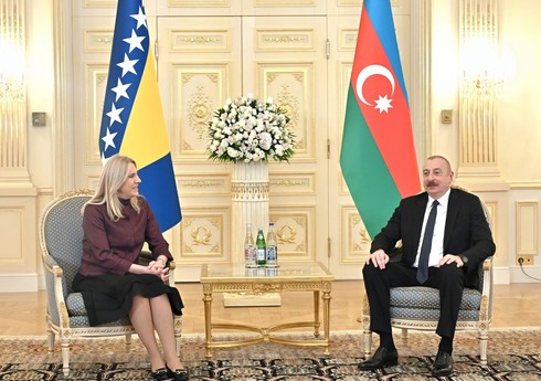 Azərbaycan Prezidenti Bosniya və Herseqovinanın Rəyasət Heyətinin Sədri ilə görüşüb - YENİLƏNİB Azərbaycan Prezidenti Bosniya və Herseqovinanın Rəyasət Heyətinin Sədri ilə görüşüb - YENİLƏNİB