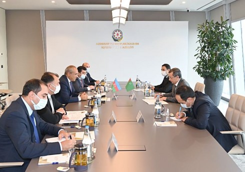 Azərbaycan-Türkmənistan Hökumətlərarası Komissiyasının növbəti iclasının keçirilməsi müzakirə olunub Azərbaycan-Türkmənistan Hökumətlərarası Komissiyasının növbəti iclasının keçirilməsi müzakirə olunub