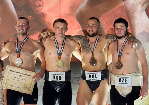 Azərbaycanın sumo güləşçiləri dünya çempionatında üç medal qazanıblar Azərbaycanın sumo güləşçiləri dünya çempionatında üç medal qazanıblar
