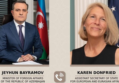 Azərbaycanın XİN başçısı ilə ABŞ dövlət katibinin köməkçisi arasında telefon danışığı olub Azərbaycanın XİN başçısı ilə ABŞ dövlət katibinin köməkçisi arasında telefon danışığı olub