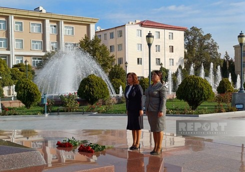 Bahar Muradova Naxçıvana gedib