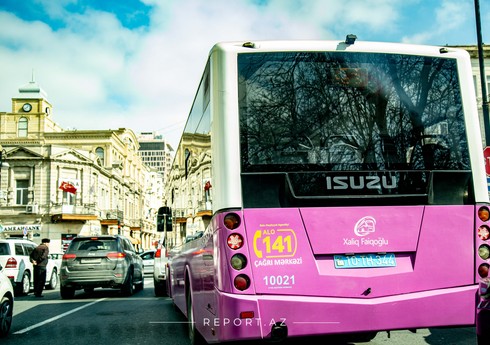 Bakıda 5 marşrut xətti üzrə avtobusların hərəkət sxemi dəyişdiriləcək