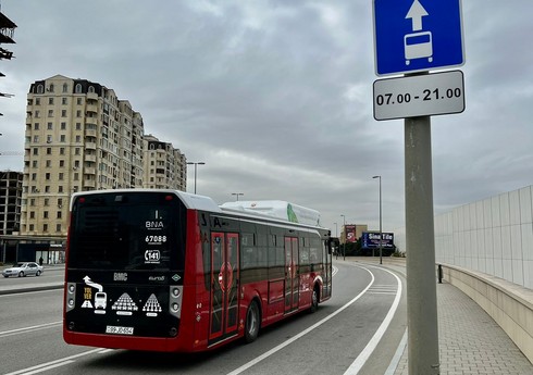Bakıda 7A saylı marşrut xətti üzrə avtobus zolağının tətbiqinə başlanılıb