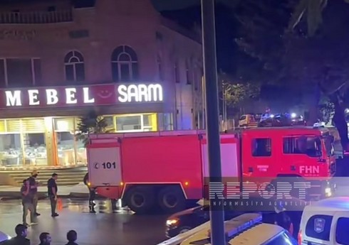Bakıda iaşə obyektində yanğın olub Bakıda iaşə obyektində yanğın olub