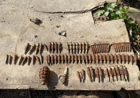 Bakıda əl qumbarası və mərmi aşkarlanıb Bakıda əl qumbarası və mərmi aşkarlanıb