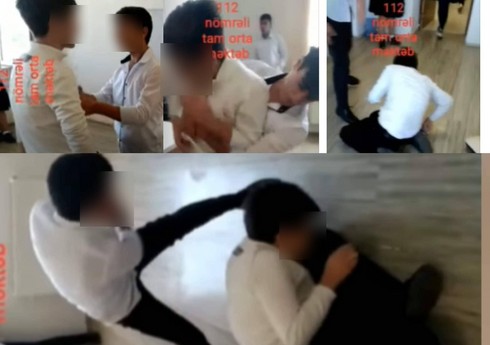 Bakıda məktəbdə sinif yoldaşını döyən şagird və valideynindən izahat alınıb - YENİLƏNİB Bakıda məktəbdə sinif yoldaşını döyən şagird və valideynindən izahat alınıb - YENİLƏNİB