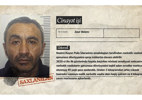 Bakıda əməliyyat keçirilib, altı kiloqram narkotik aşkarlanıb Bakıda əməliyyat keçirilib, altı kiloqram narkotik aşkarlanıb
