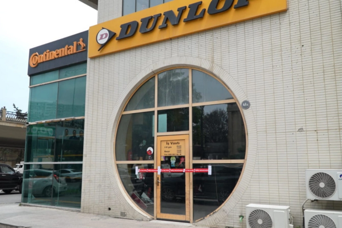 Bakıda avtomobil şinləri satılan anbarın fəaliyyəti dayandırıldı