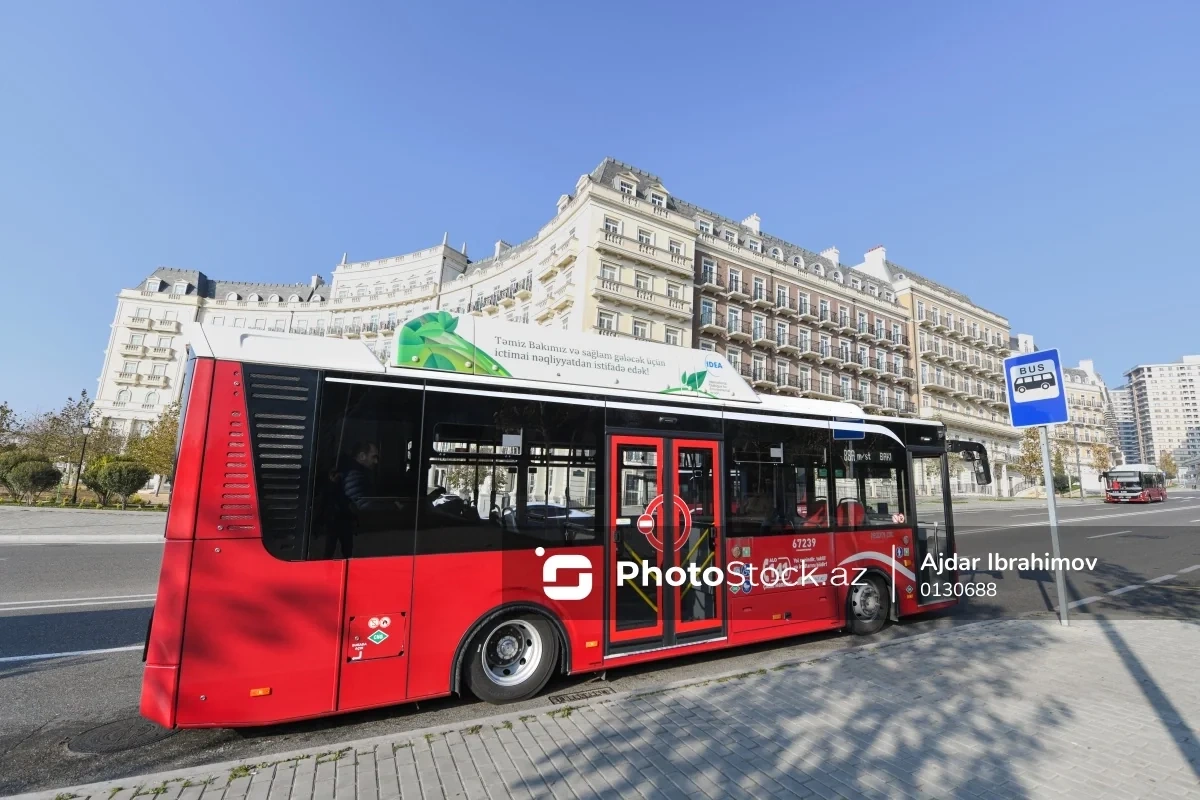 Bakıda daha bir marşrut xəttinin avtobusları və hərəkət sxemi yenilənir