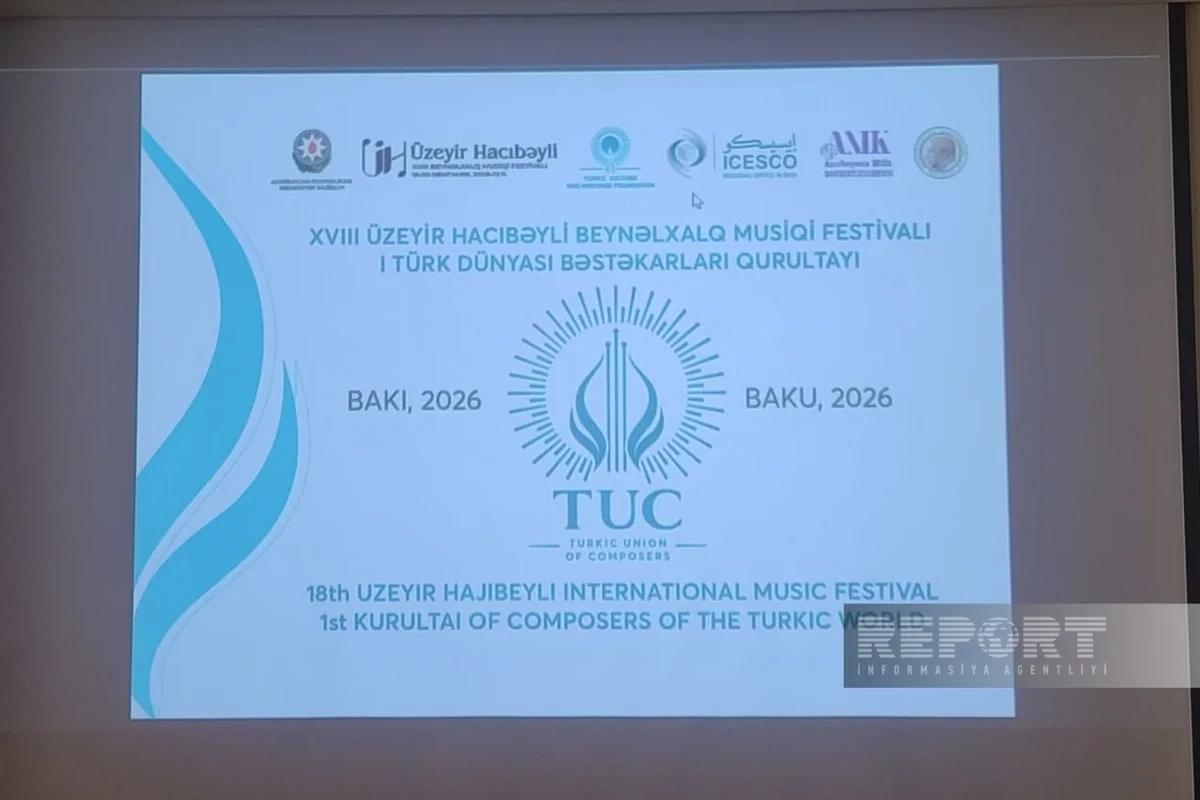 Bakıda I Türk Dünyası Bəstəkarlar İttifaqının Qurultayı keçirilir Bakıda I Türk Dünyası Bəstəkarlar İttifaqının Qurultayı keçirilir