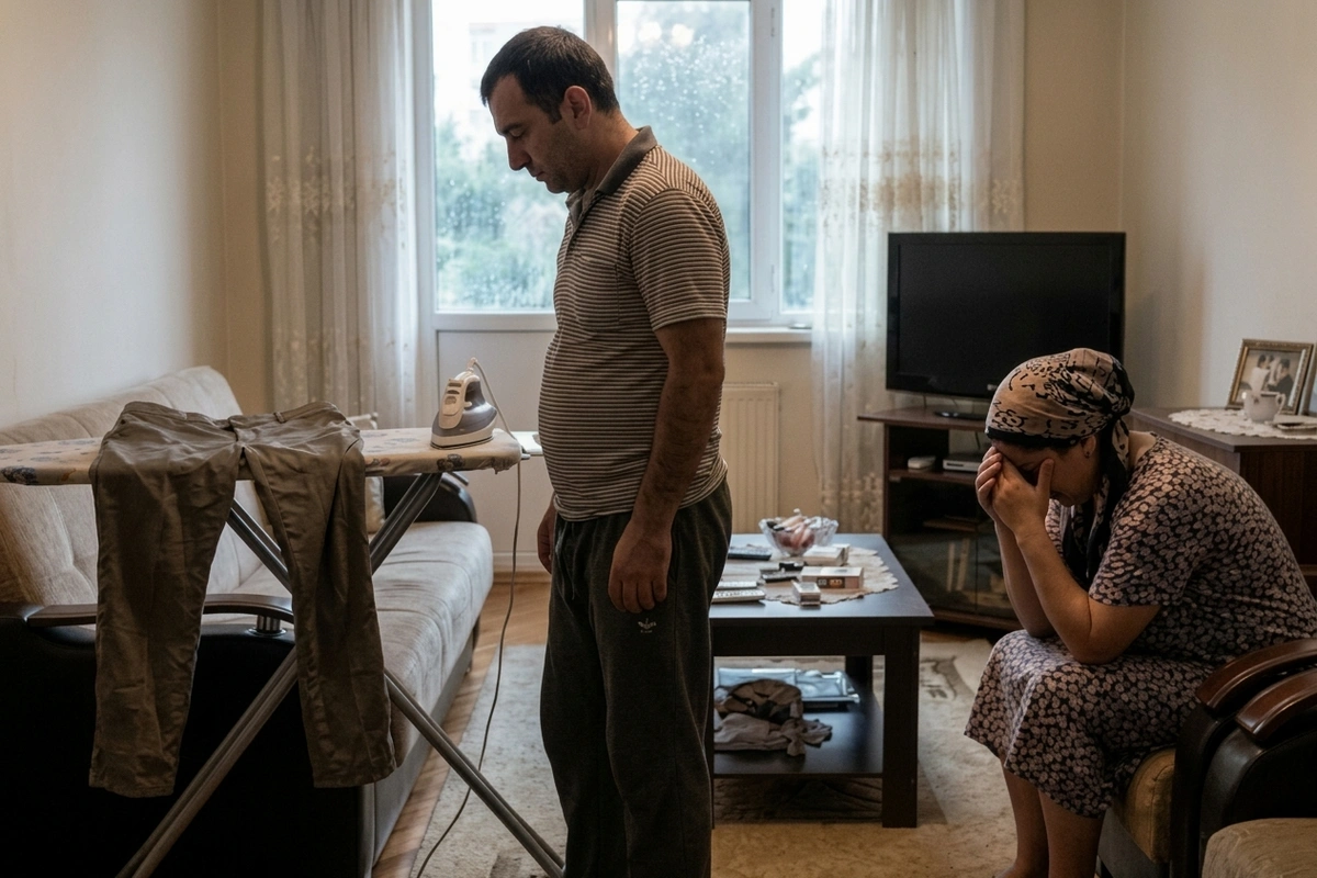 Bakıda kişi şalvarını ütüləməyən arvadını döydü Bakıda kişi şalvarını ütüləməyən arvadını döydü