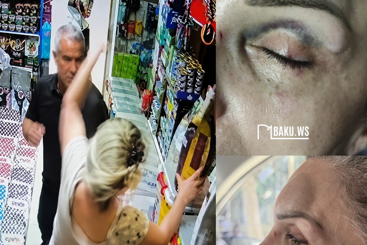 Bakıda mağazaya girib qadını yumruqlayan kişi HƏBS OLUNUB