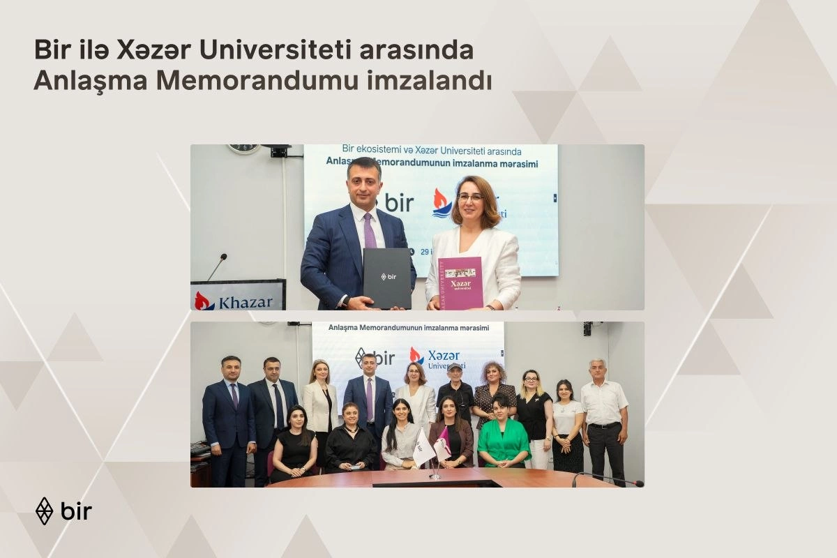 Bir və Xəzər Universiteti gələcəyin peşəkarları üçün güclərini birləşdirir