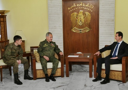 Bəşər Əsəd Şoyqu ilə regional məsələləri müzakirə edib