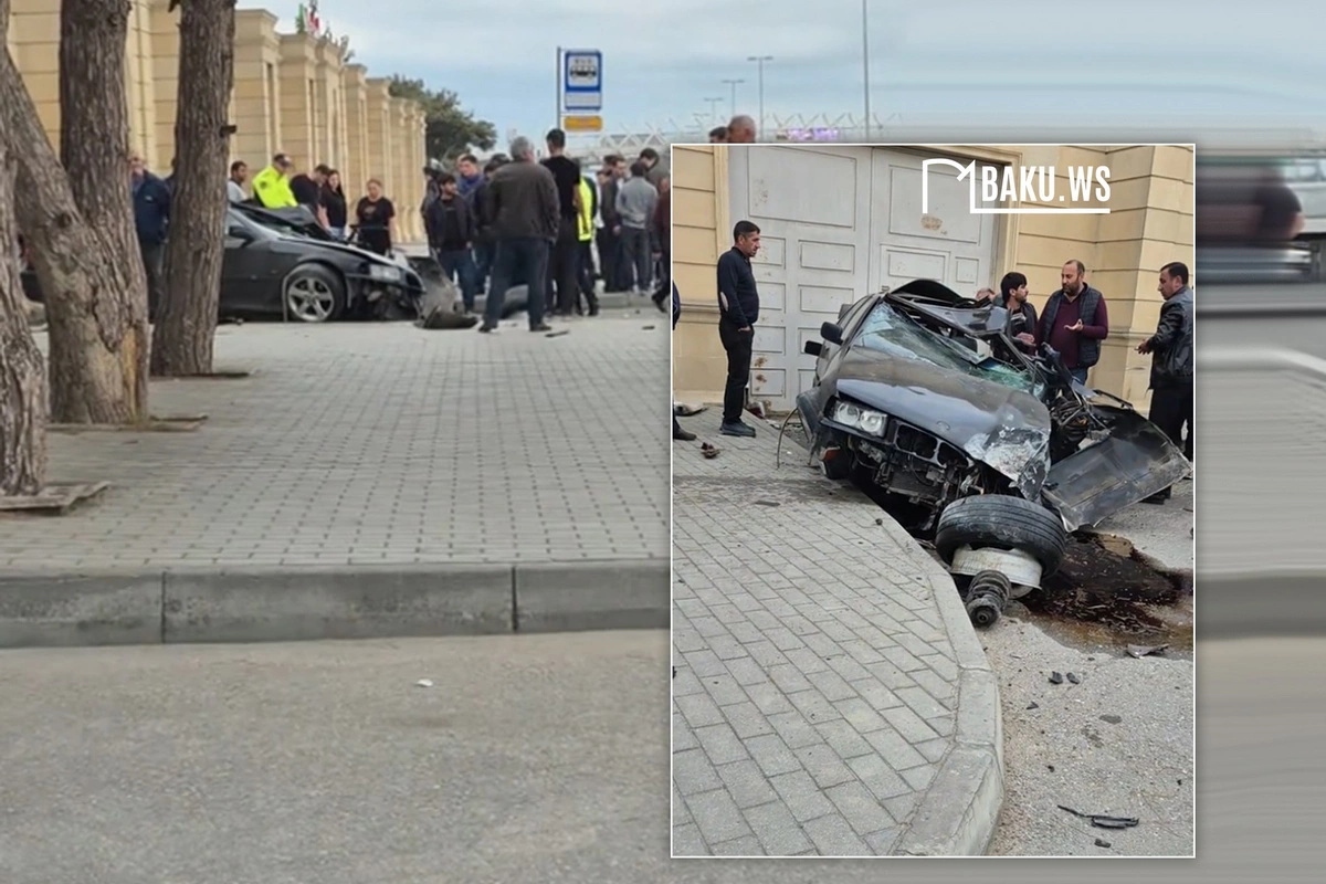 Buzovnada ağır QƏZA - BMW sürücüsü ÖLDÜ Buzovnada ağır QƏZA - BMW sürücüsü ÖLDÜ