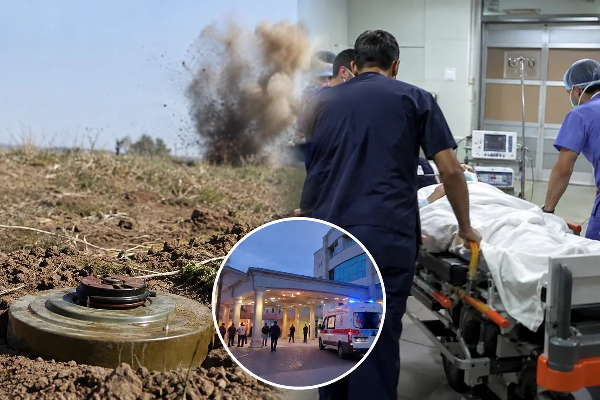Cəbrayılda minaya düşən ata və oğul Bakıya gətirildi Cəbrayılda minaya düşən ata və oğul Bakıya gətirildi