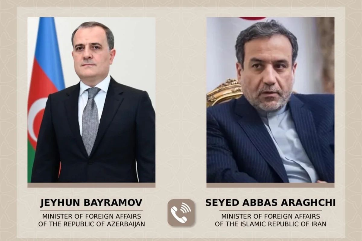 Ceyhun Bayramov Abbas Əraqçiyə Əli Xameneinin və mülki insanların ölümü ilə bağlı başsağlığı verib