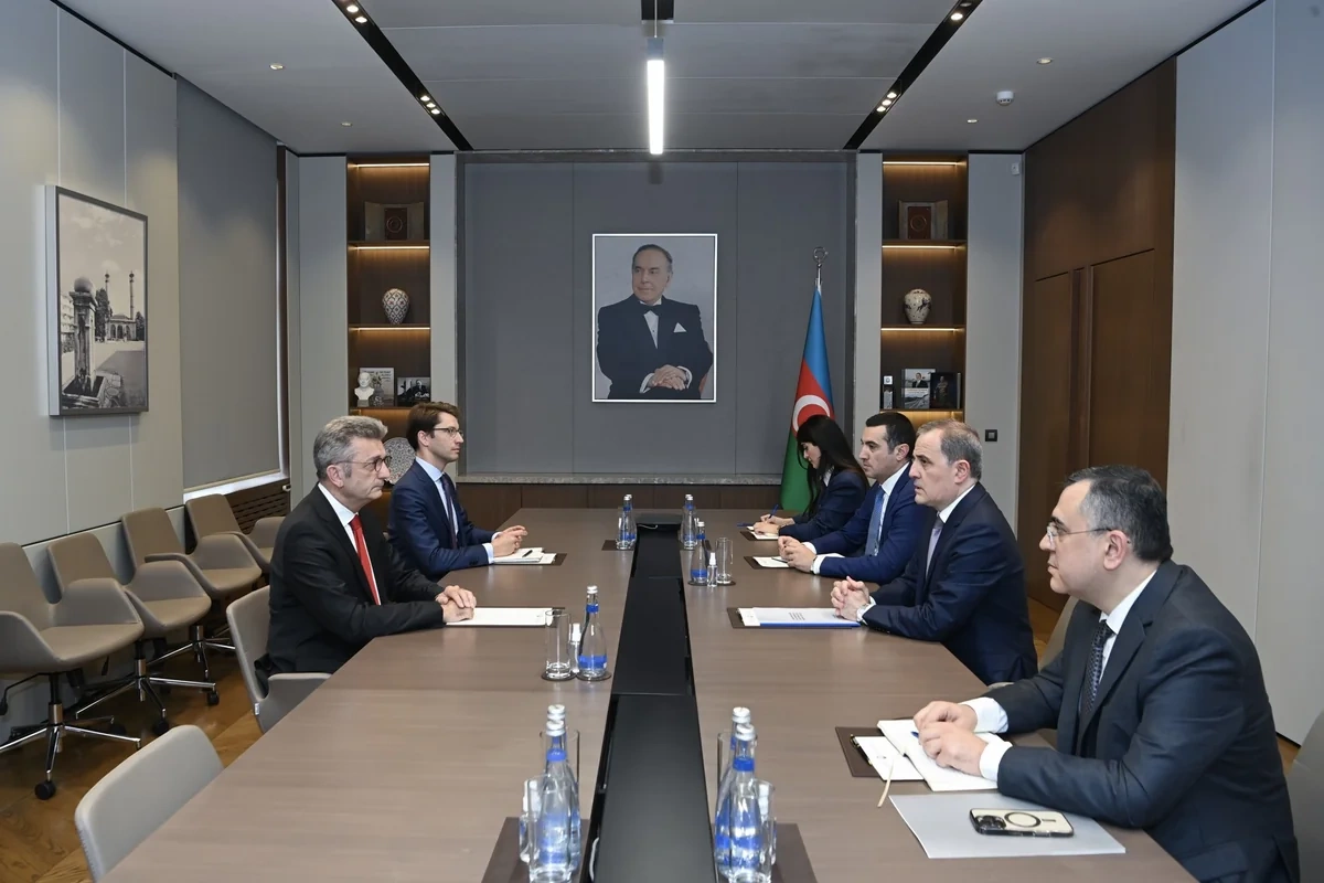 Ceyhun Bayramov Almaniya səfirini diplomatik fəaliyyətinin başa çatması ilə əlaqədar qəbul edib