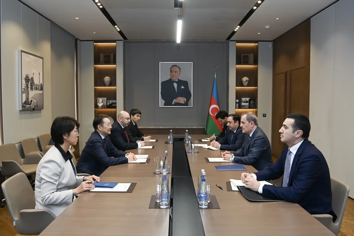 Ceyhun Bayramov AQEM-in Baş katibi ilə təşkilatın VII Sammitinin nəticələrini müzakirə edib Ceyhun Bayramov AQEM-in Baş katibi ilə təşkilatın VII Sammitinin nəticələrini müzakirə edib