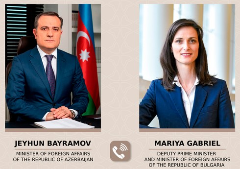 Ceyhun Bayramov bolqar həmkarı ilə ikitərəfli münasibətləri müzakirə edib