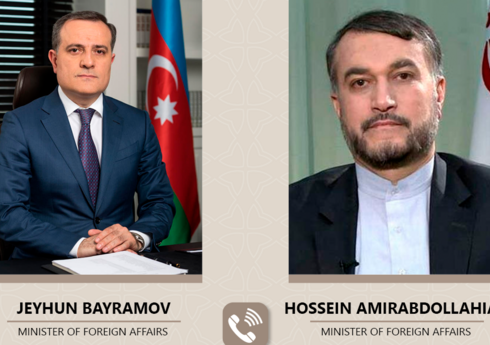 Ceyhun Bayramov iranlı həmkarı ilə bəzi mövcud problemləri müzakirə edib