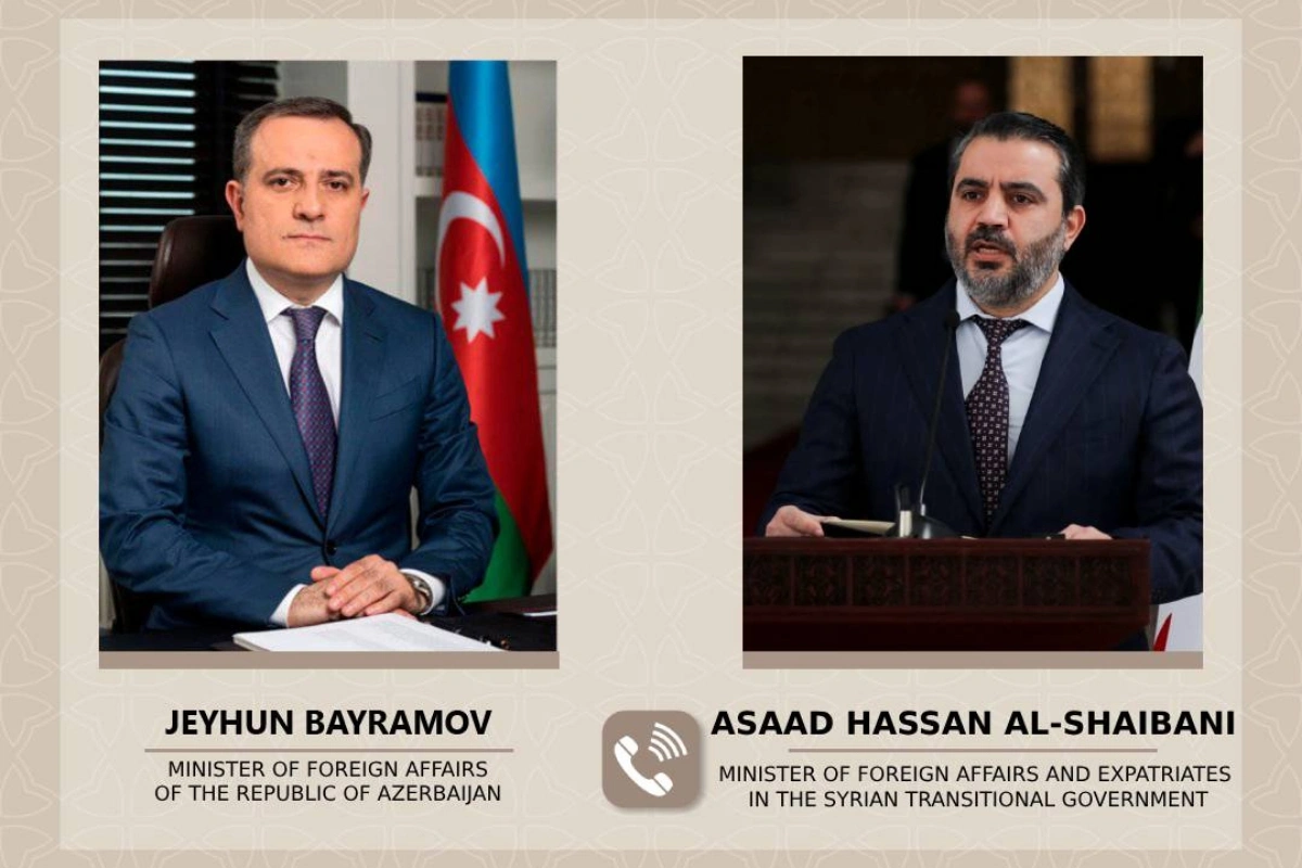Ceyhun Bayramov Suriya XİN rəhbəri ilə telefonla danışıb