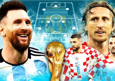 DÇ-2022: Argentina və Xorvatiya yığmalarının start heyətləri bəlli olub