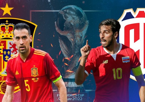 DÇ-2022: İspaniya millisi fasiləyə böyük hesablı üstünlüklə yollanıb DÇ-2022: İspaniya millisi fasiləyə böyük hesablı üstünlüklə yollanıb