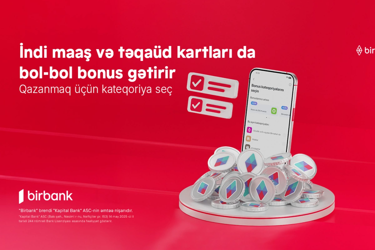 Əməkhaqqı və təqaüd kartlarında bonuslar dövrü başlayır Əməkhaqqı və təqaüd kartlarında bonuslar dövrü başlayır