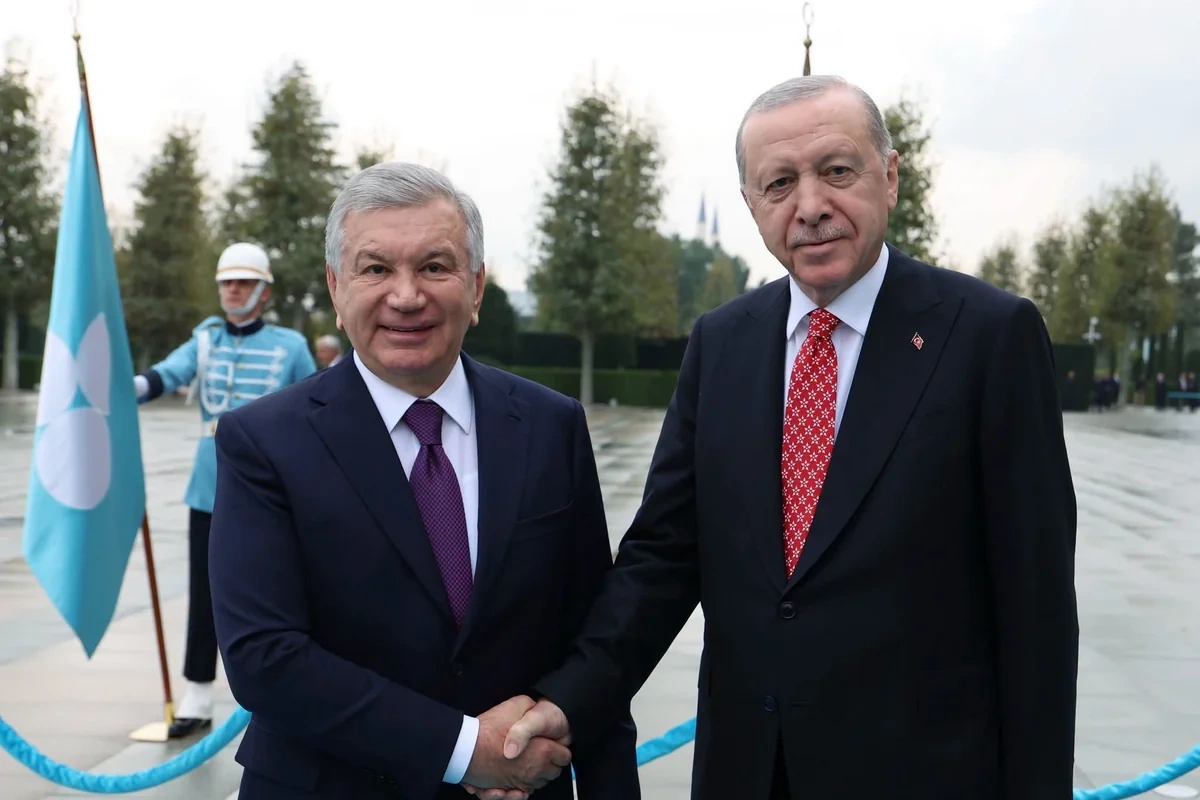 Ərdoğan Mirziyoyevlə görüşdə TDT-nin güclənəcəyini bildirib Ərdoğan Mirziyoyevlə görüşdə TDT-nin güclənəcəyini bildirib
