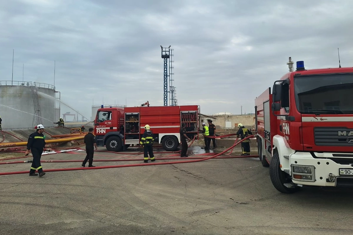 FHN SOCAR-ın Qaz Emalı Zavodunda yanğın-taktiki təlim keçirib FHN SOCAR-ın Qaz Emalı Zavodunda yanğın-taktiki təlim keçirib