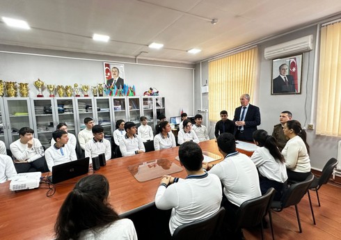 FHN təbii və texnogen xarakterli fövqəladə hadisələrlə bağlı məktəblərdə tədbirlər keçirib